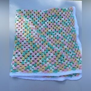 Knit baby blanket